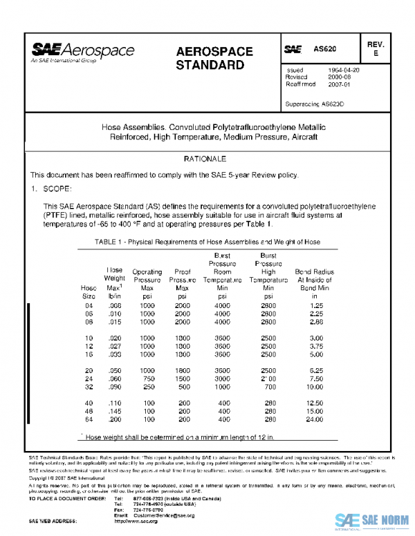 SAE AS620E PDF