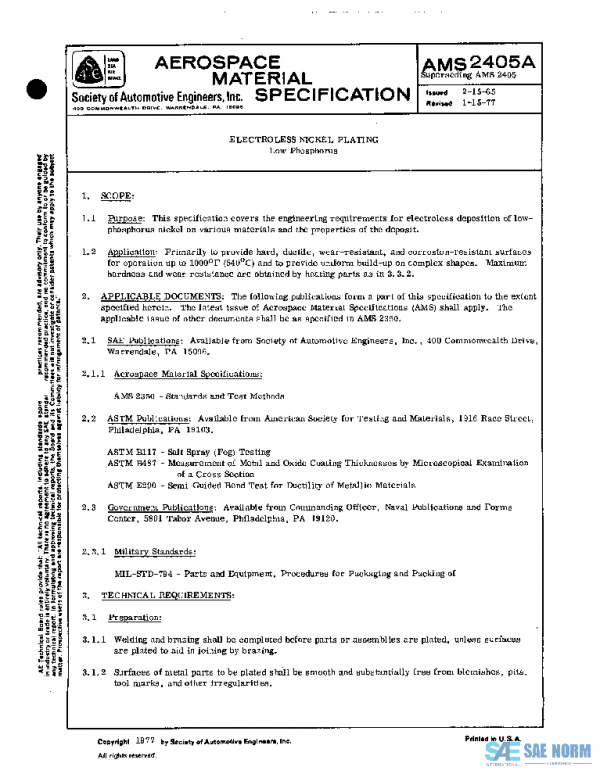 SAE AMS2405A PDF