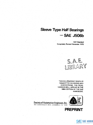 SAE J506B_197811 PDF