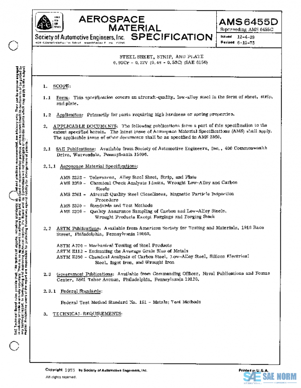 SAE AMS6455D PDF