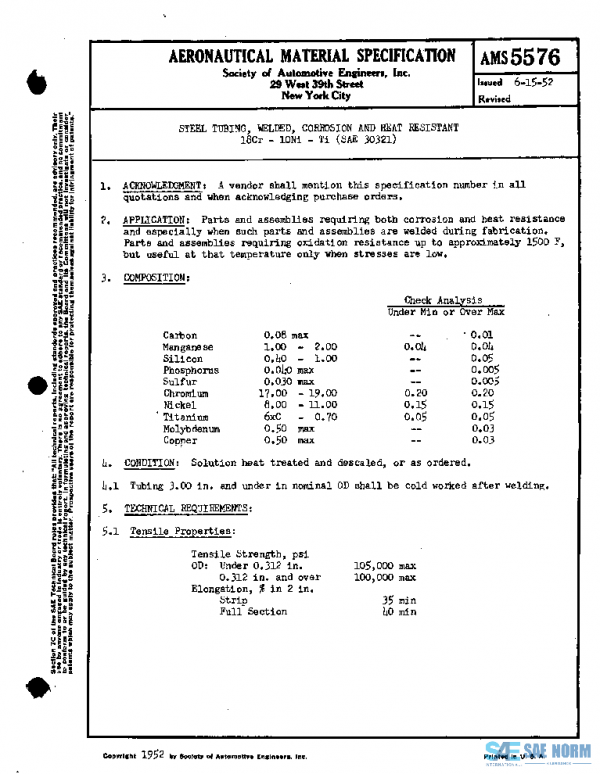 SAE AMS5576 PDF SAE AMS5576 PDF