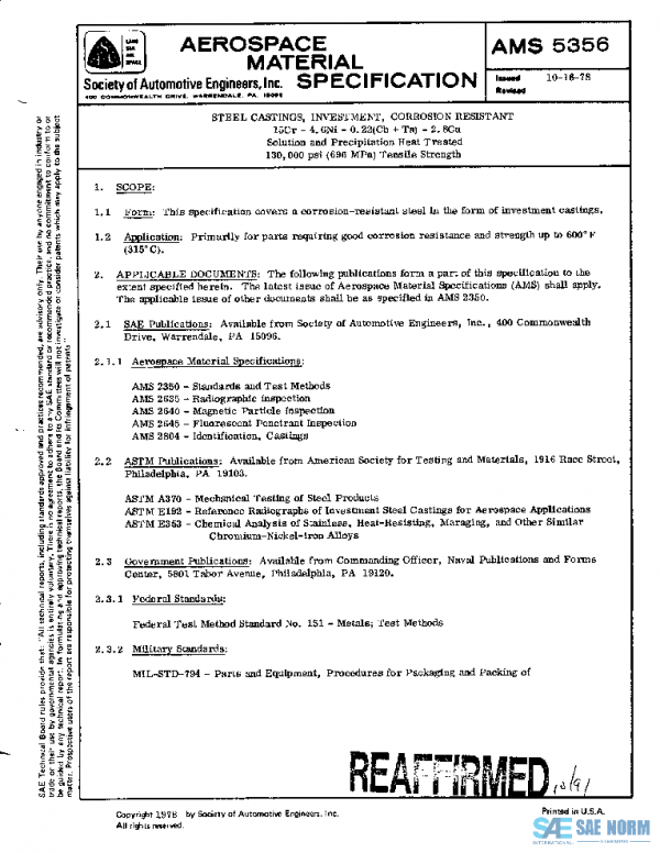 SAE AMS5356 PDF