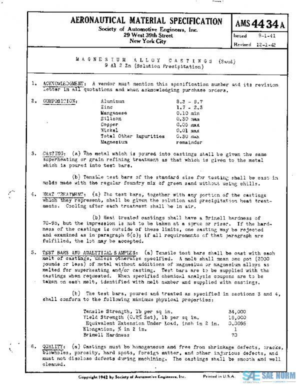 SAE AMS4434A PDF SAE AMS4434A PDF