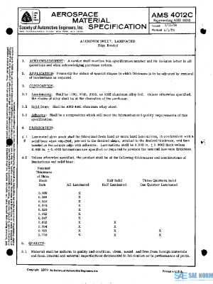 SAE AMS4012C PDF