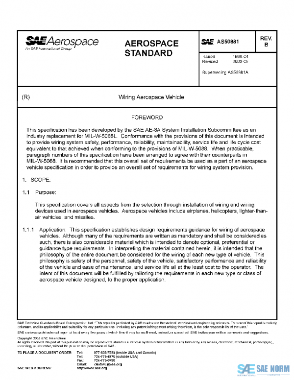 SAE AS50881B PDF SAE AS50881B PDF