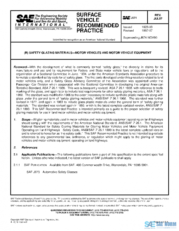 SAE J674_199707 PDF