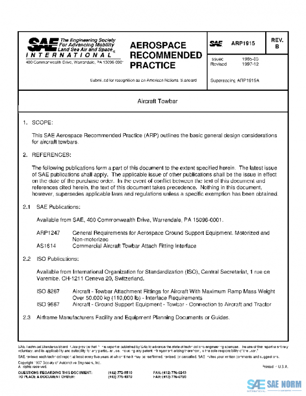 SAE ARP1915B PDF