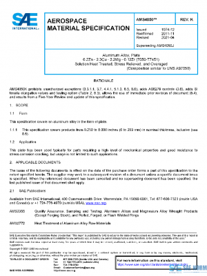 SAE AMS4050K PDF