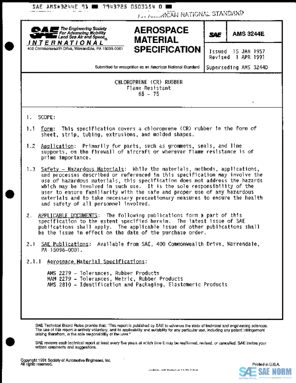 SAE AMS3244E PDF SAE AMS3244E PDF