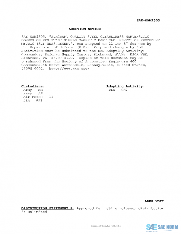 SAE MAM2303B PDF