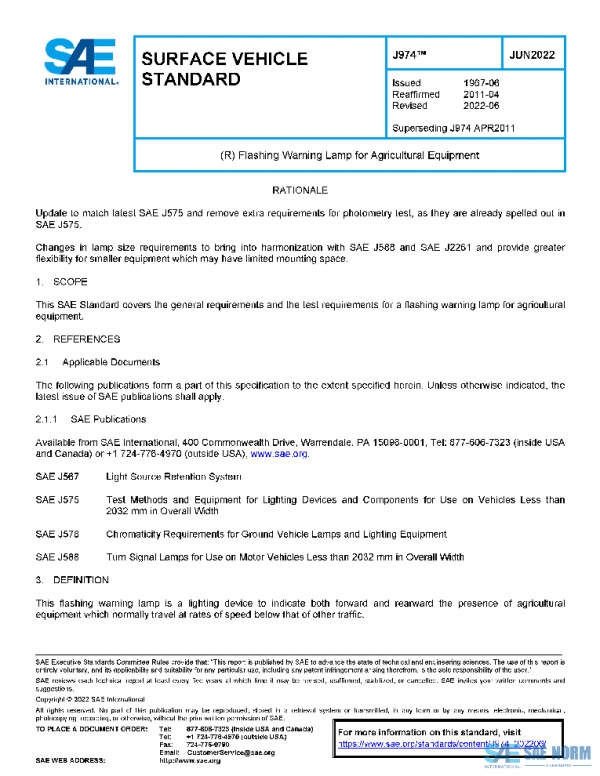 SAE J974_202206 PDF