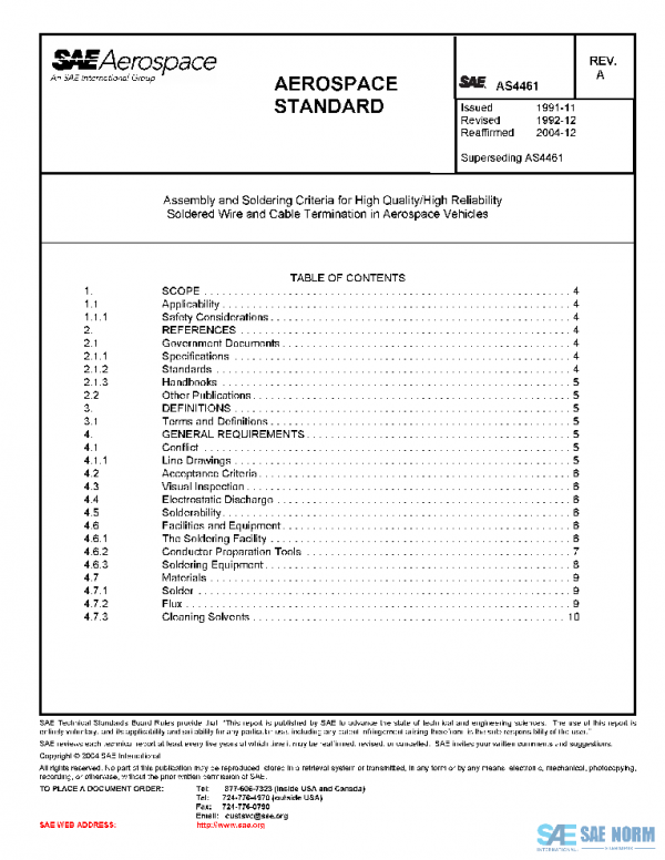 SAE AS4461A PDF