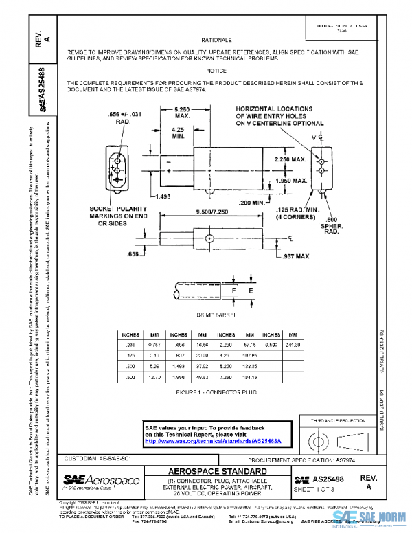 SAE AS25488A PDF