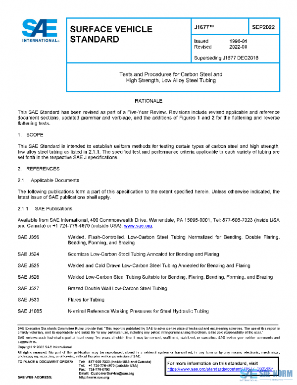 SAE J1677_202209 PDF