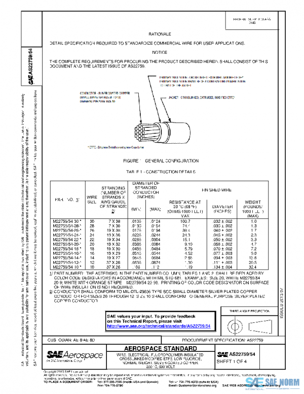 SAE AS22759/54 PDF SAE AS22759/54 PDF