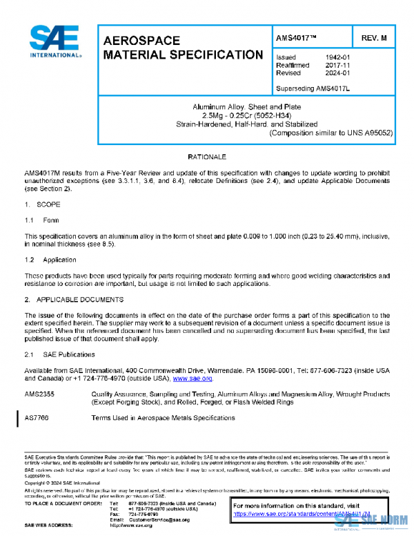 SAE AMS4017M PDF