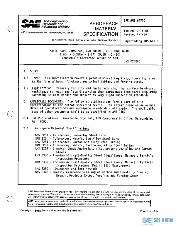 SAE AMS6471C PDF