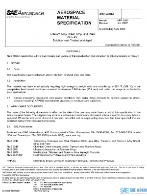 SAE AMS4904A PDF
