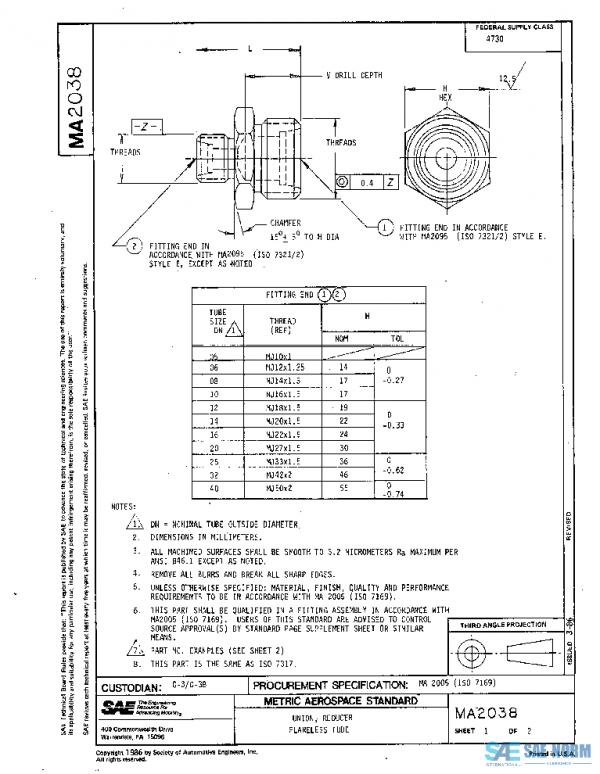 SAE MA2038 PDF