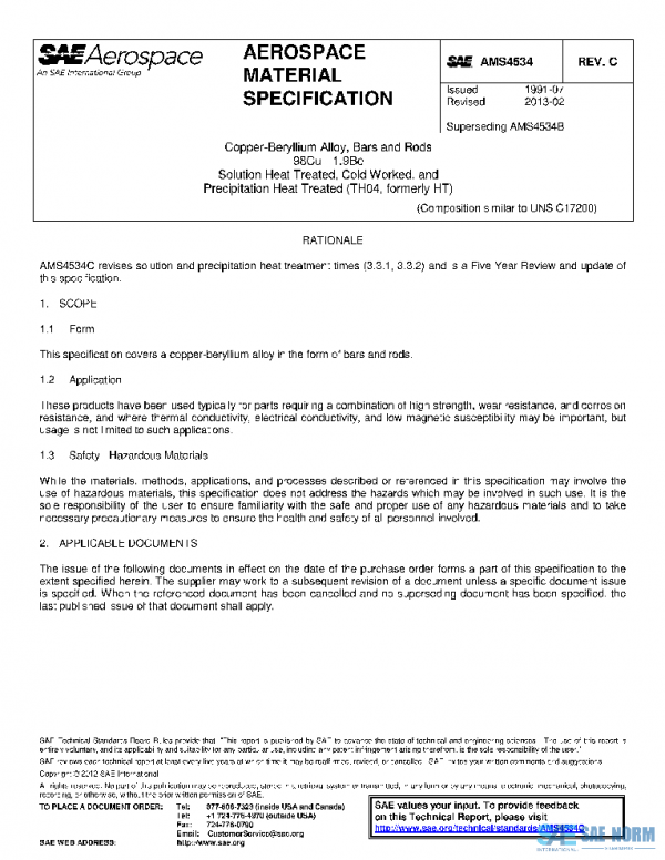 SAE AMS4534C PDF SAE AMS4534C PDF