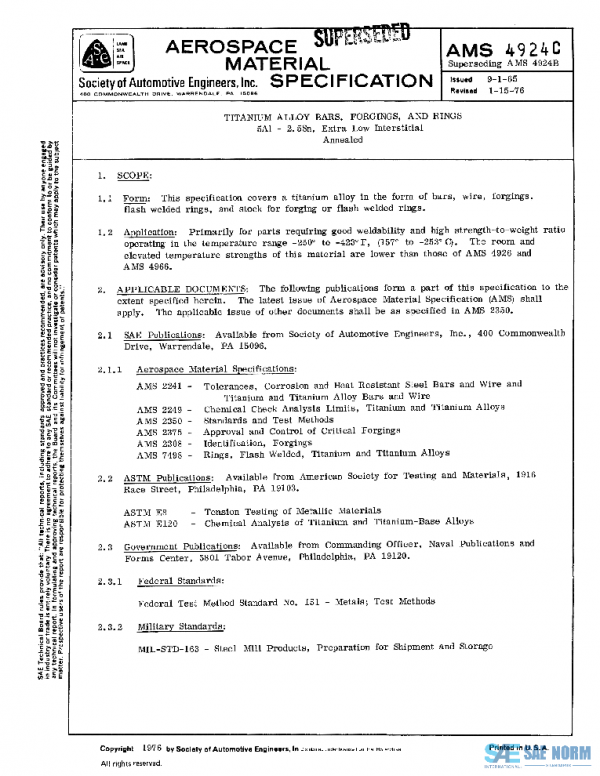 SAE AMS4924C PDF