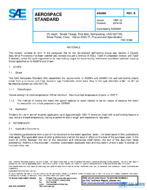 SAE AS3506B PDF
