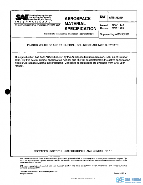 SAE AMS3624D PDF SAE AMS3624D PDF