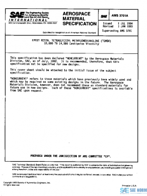 SAE AMS3701A PDF