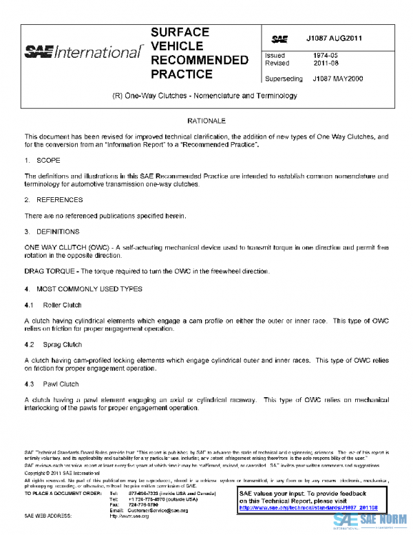 SAE J1087_201108 PDF