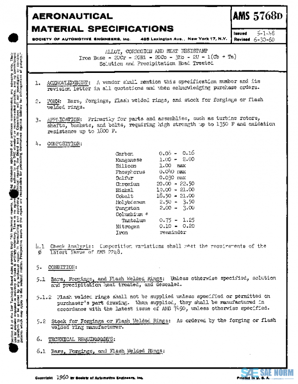 SAE AMS5768D PDF