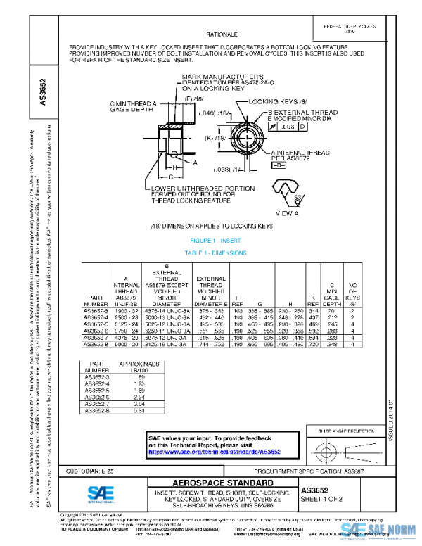 SAE AS3652 PDF
