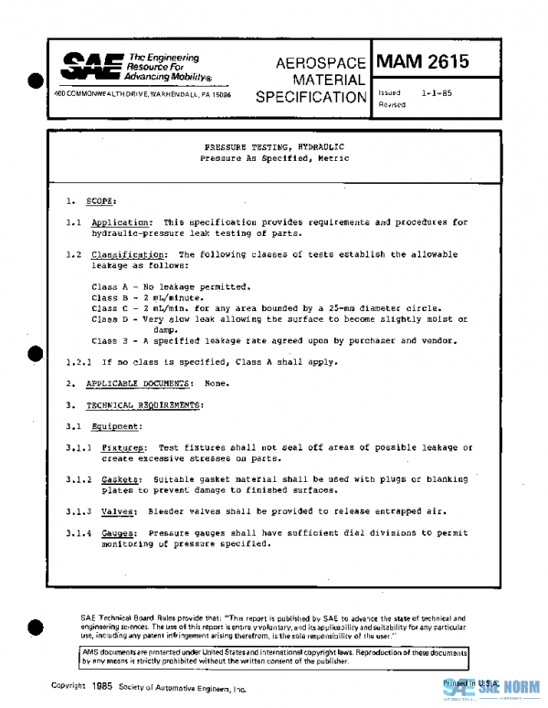 SAE MAM2615 PDF