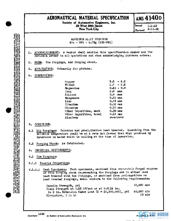 SAE AMS4140D PDF