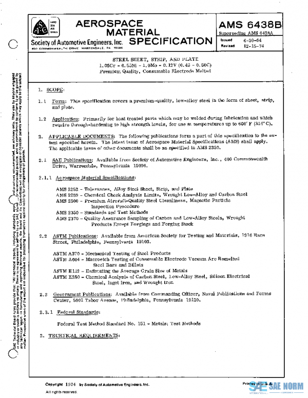 SAE AMS6438B PDF