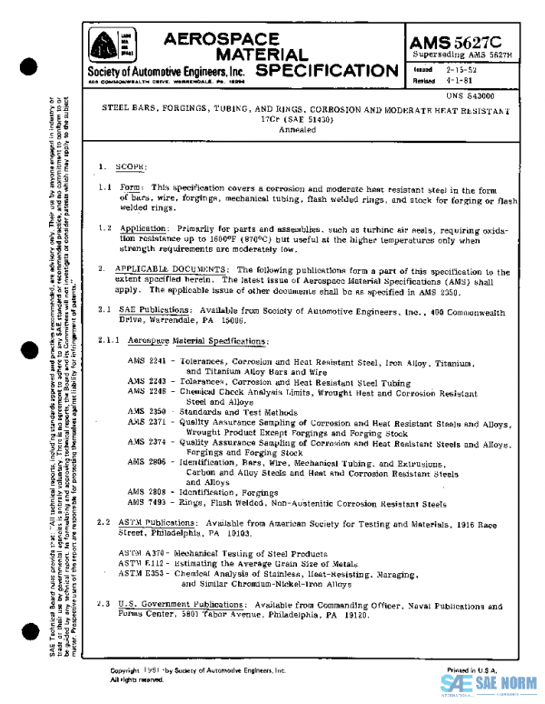SAE AMS5627C PDF
