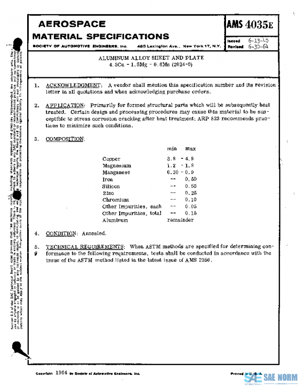 SAE AMS4035E PDF