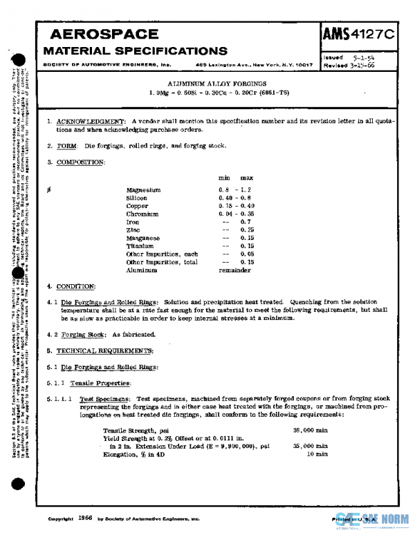 SAE AMS4127C PDF