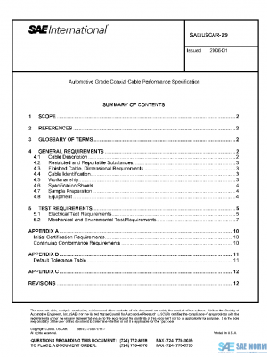 SAE USCAR29 PDF SAE USCAR29 PDF