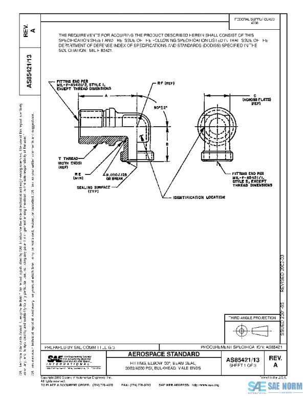 SAE AS85421/13A PDF SAE AS85421/13A PDF