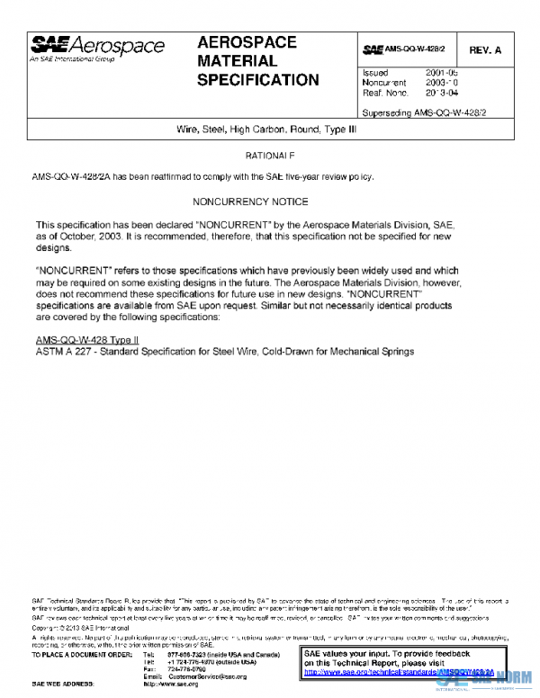 SAE AMSQQW428/2A PDF