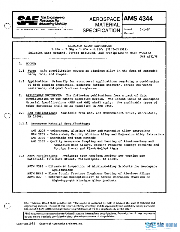 SAE AMS4344 PDF SAE AMS4344 PDF