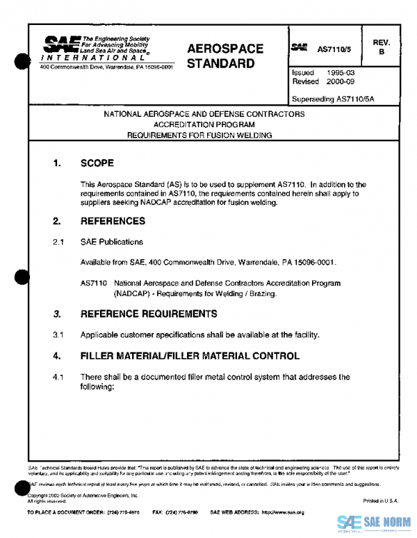 SAE AS7110/5B PDF