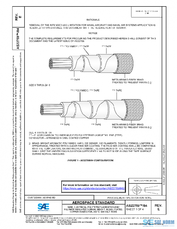 SAE AS22759/84E PDF SAE AS22759/84E PDF