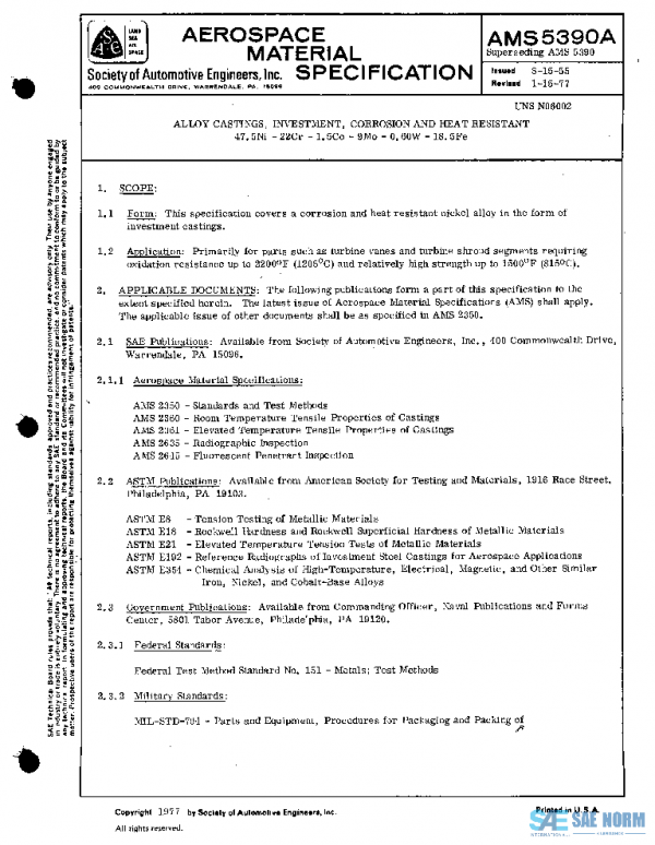 SAE AMS5390A PDF