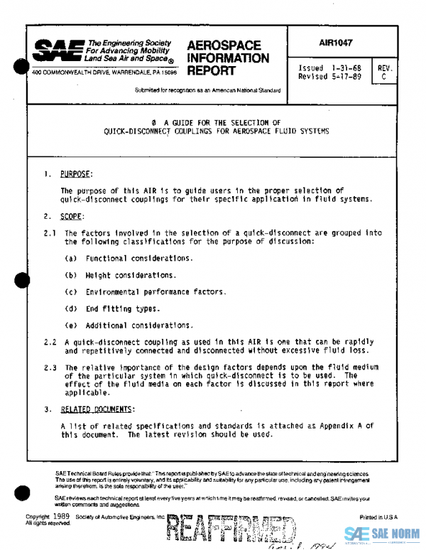 SAE AIR1047C PDF