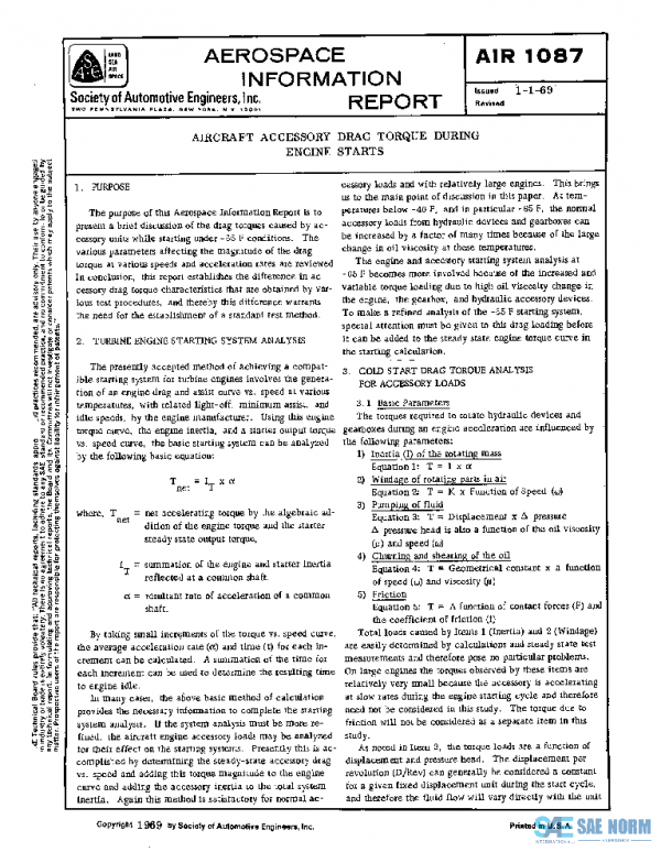 SAE AIR1087 PDF