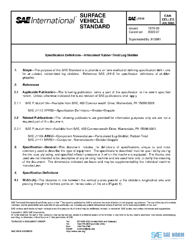 SAE J1110_200307 PDF SAE J1110_200307 PDF
