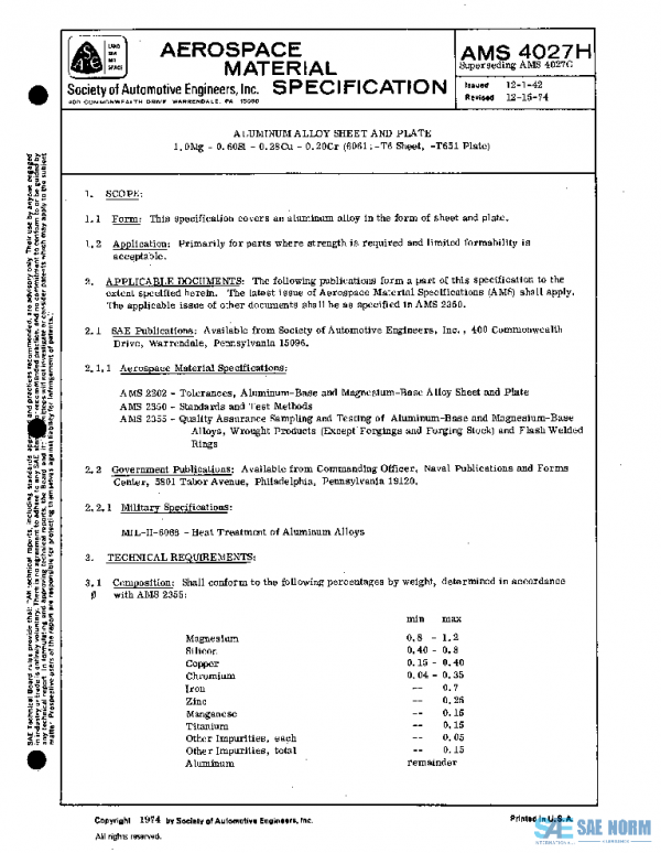 SAE AMS4027H PDF