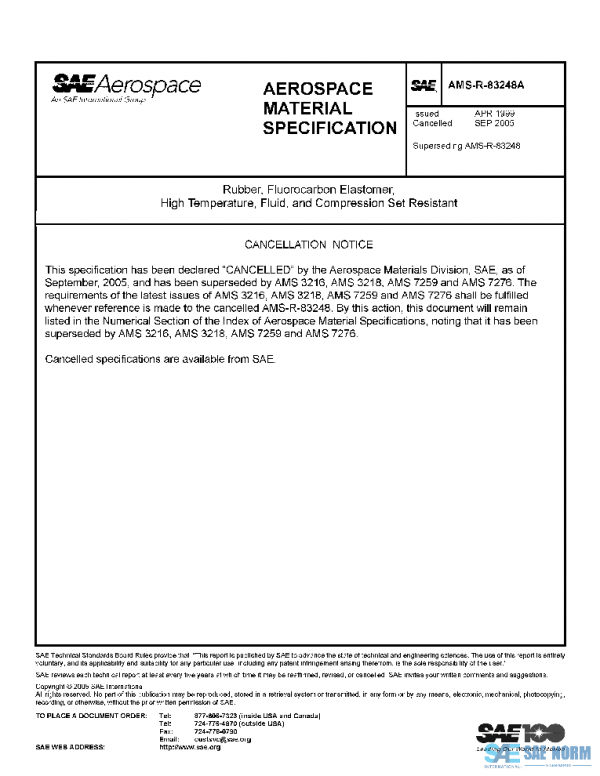 SAE AMSR83248A PDF SAE AMSR83248A PDF