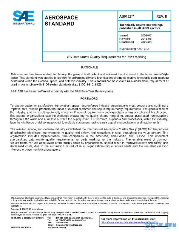 SAE AS9132B PDF